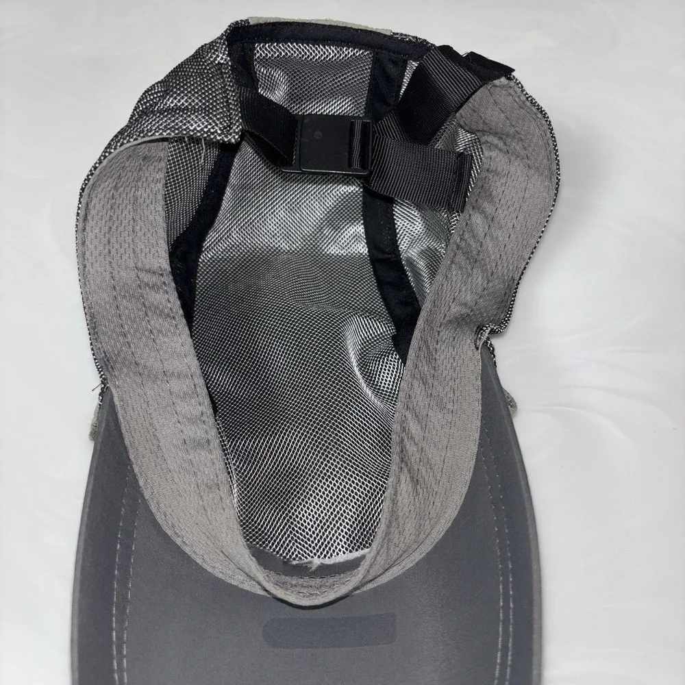 Outdoor Research 5 Panel Cap Gray One Size Adjustable Embroidered Nylon Hat